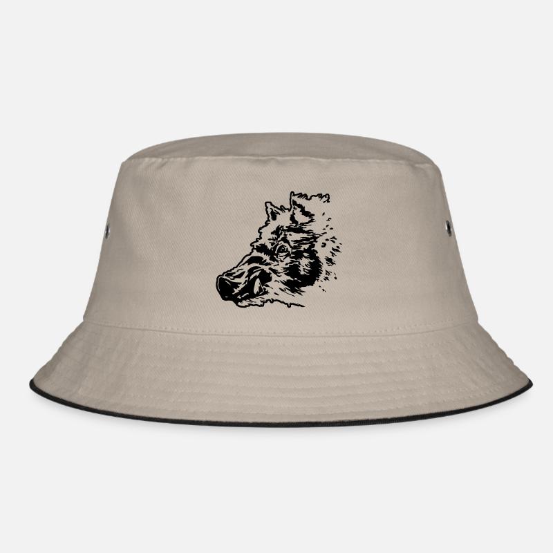 Wild Boar - Wildschwein - Keiler Bucket Hat