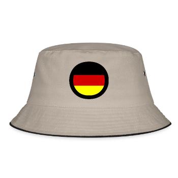 German flag - Bucket Hat - khaki/black - Front