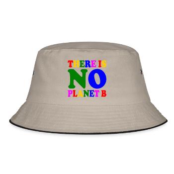 There is no planet b - Bob - kaki/noir - Devant