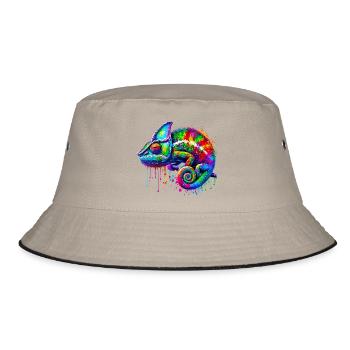 Chameleon - Bucket Hat - khaki/black - Front