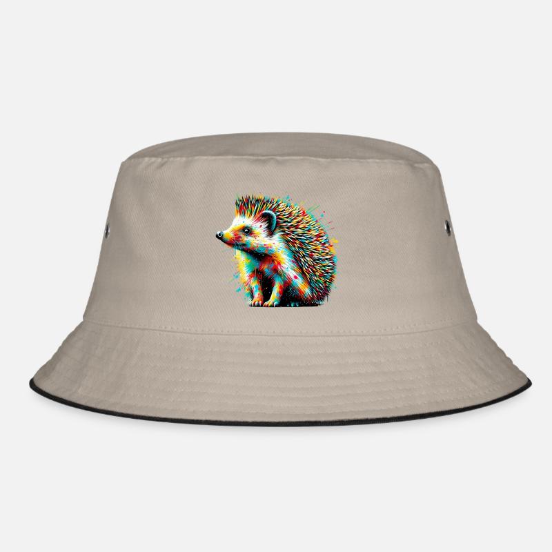 Igel - Bucket Hat - Khaki/Schwarz