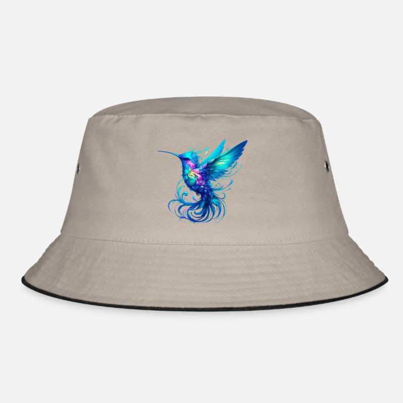 Kolibri - Bucket Hat - Khaki/Schwarz