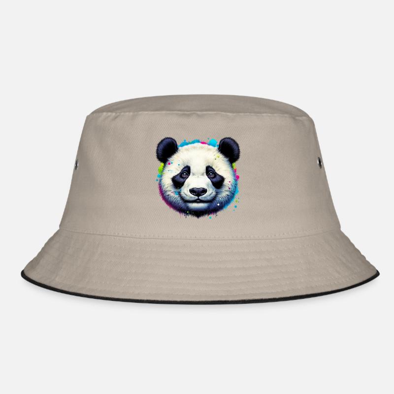 Panda - Bob - kaki/noir
