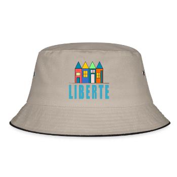 anniversary. Anniversary Decade. humor. funny - Bucket Hat - khaki/black - Front