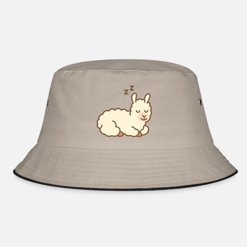 Sleeping Llama Bucket Hat