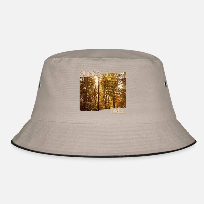 Sunny Fall - Herbstsonne im Wald Bucket Hat