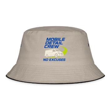 Auto Detailer Buffer Pro Paint - Bucket Hat - khaki/black - Front