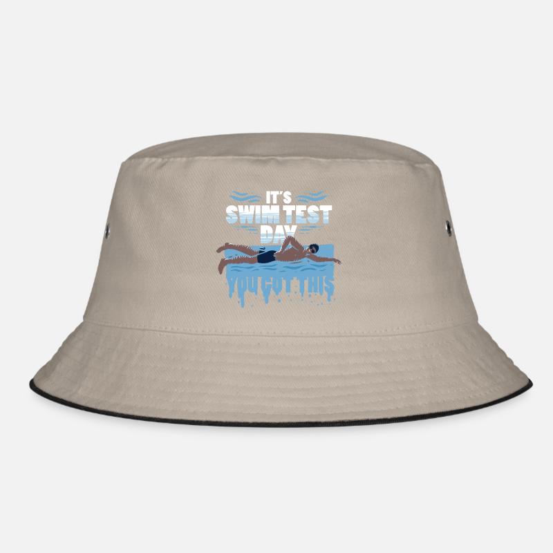 Schwimmlehrer It's Swim Test Day Bucket Hat