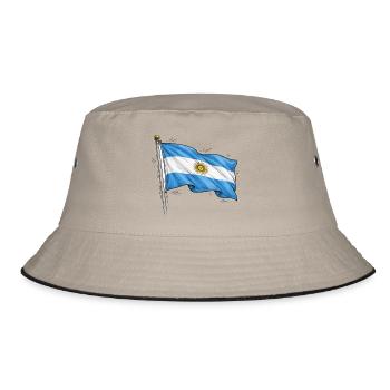Drapeau de l’Argentine - Bob - kaki/noir - Devant