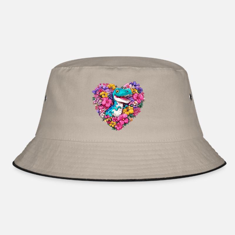 Dino Blütenherz Bucket Hat