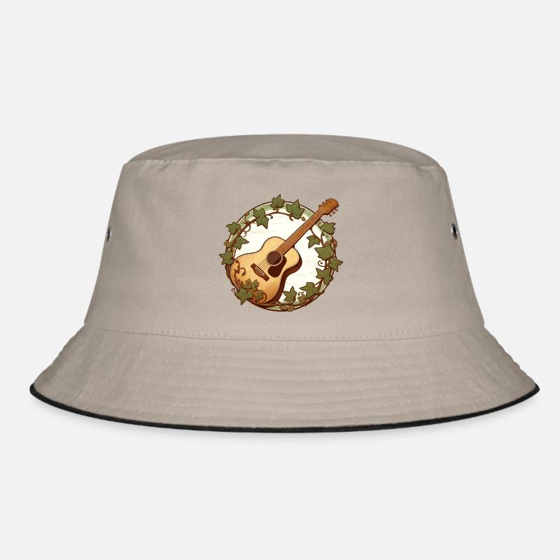 Guitar in Ivy Circle Bucket Hat