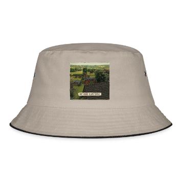 Heimat am Hof Ländliche Idylle - Bucket Hat - Khaki/Schwarz - Vorne