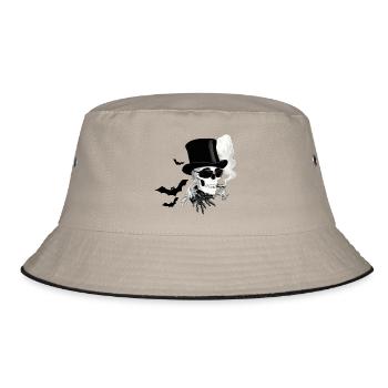 Halloween - Bucket Hat - khaki/black - Front