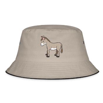 ass - Bucket Hat - khaki/black - Front