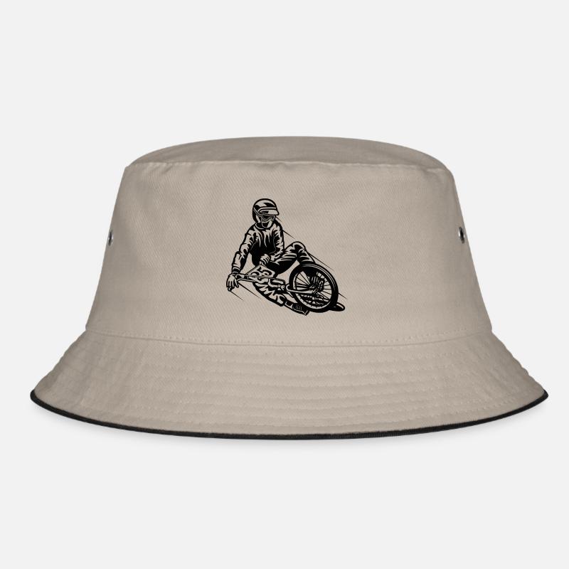 BMX / Mountain Biker 03_schwarz Bucket Hat