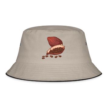 Cacao choucé chocolat cacao fèves - Bob - kaki/noir - Devant