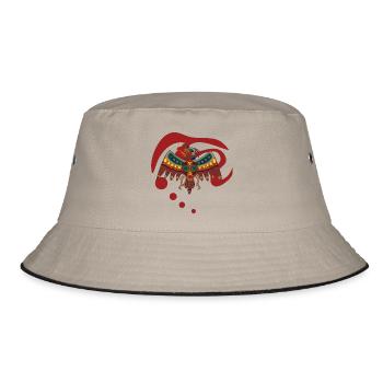 Falke - Bucket Hat - Khaki/Schwarz - Vorne