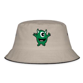 monstre vert - Bob - kaki/noir - Devant