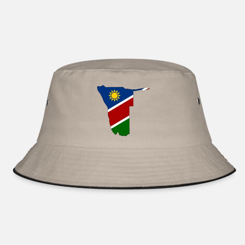 Namibia flag map Bucket Hat