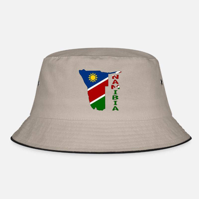 Namibia Landkarte Flagge Bucket Hat