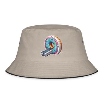 Manip Radio Scanner MRI Radiology Donut of truth - Bucket Hat - khaki/black - Front