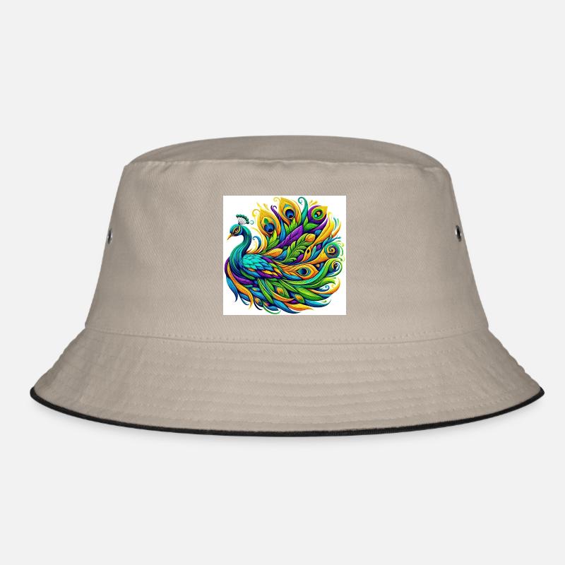 Pfau - Bucket Hat - Khaki/Schwarz