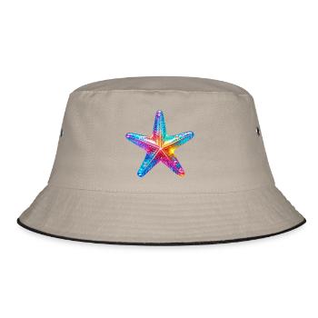 Starfish - Bucket Hat - khaki/black - Front