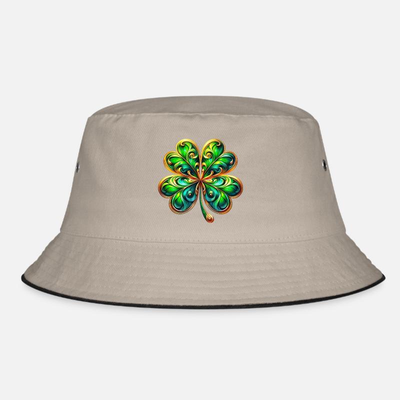 Vierblättriges Kleeblatt Bucket Hat
