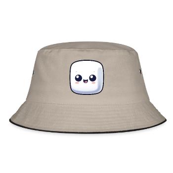 Sweet Marshmallow Sugar Comic - Bucket Hat - khaki/black - Front