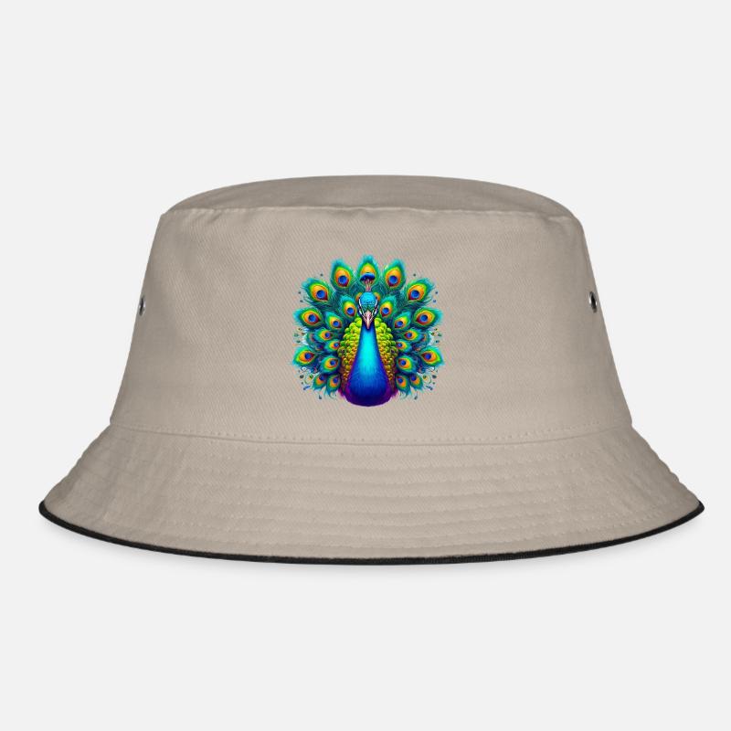 Peacock Bucket Hat
