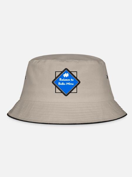 # Schmeiß deine Schwiegermutter - Bucket Hat - Khaki/Schwarz - Vorne