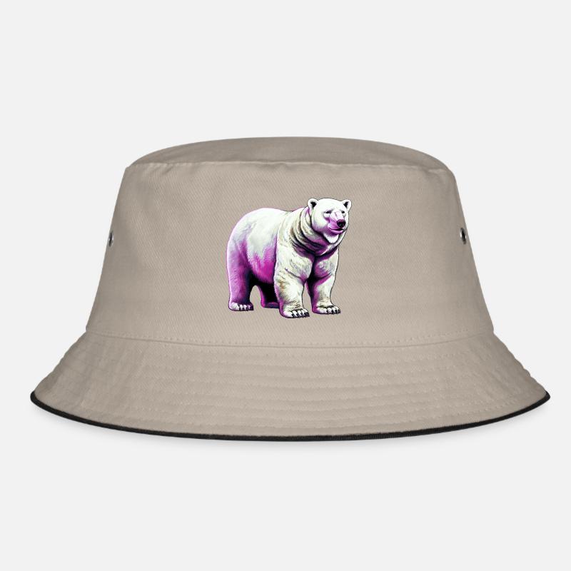Weißer Eisbär Bucket Hat