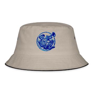 the little trumpeter - Bucket Hat - khaki/black - Front