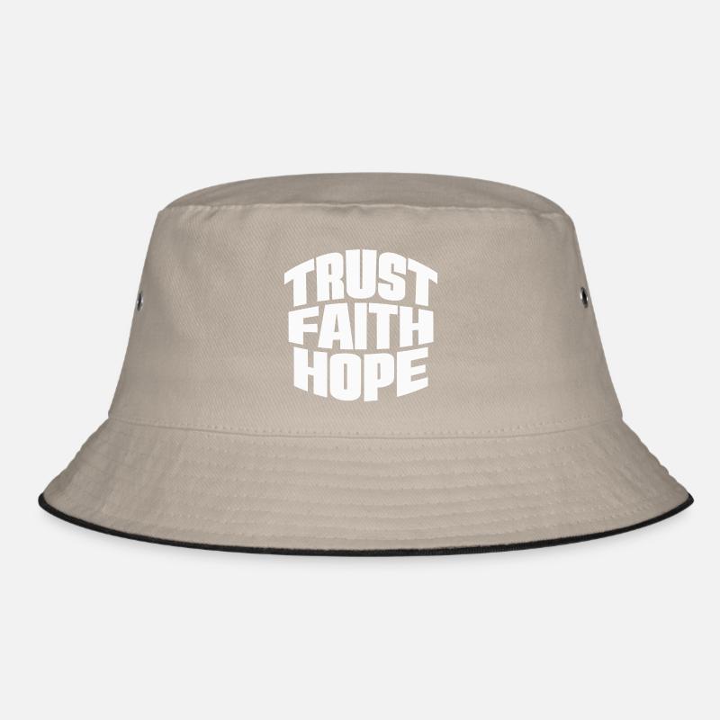 Vertrauen Glaube Hoffnung Bucket Hat
