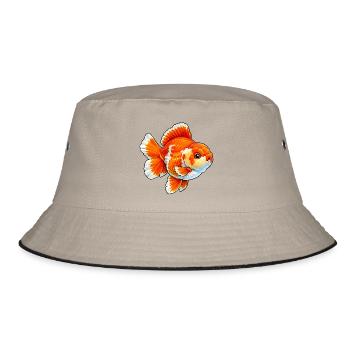 Yuanbao rouge blanc de qualité Poisson rouge de haute qualité - Bob - kaki/noir - Devant