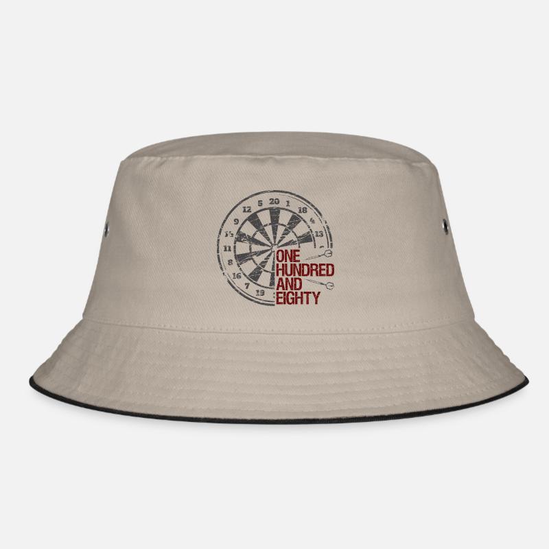 Darts 180 Dartboard Vintage Bucket Hat