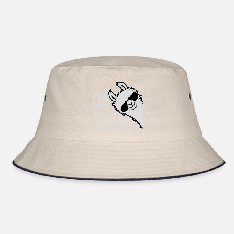 Think Twice? I Don't Even Think Once Lustig Spruch Bucket Hat