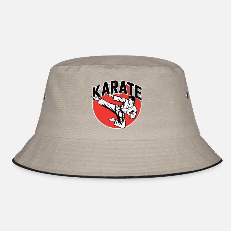  Karate Kampfsport Karateka Kick Dojo Training Bucket Hat