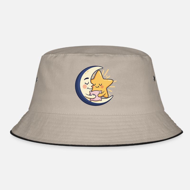 Moon and Star Cuddle Friend Bucket Hat