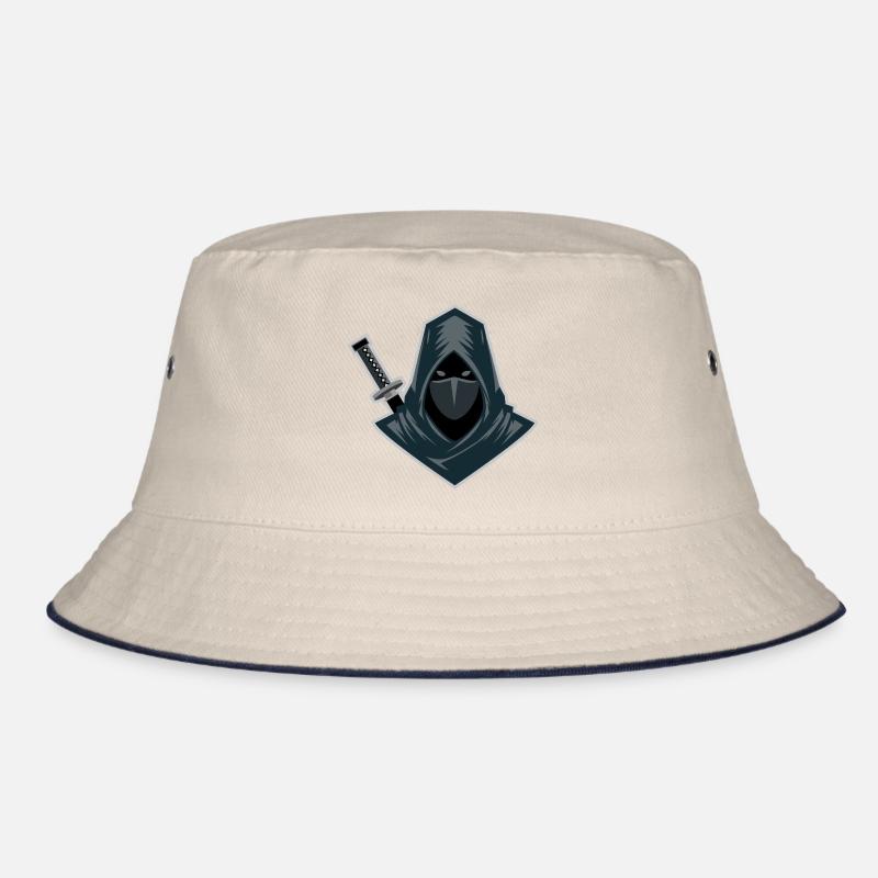 Shinobi Shadow Warrior Stealth Design Bucket Hat