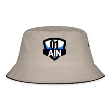 01 Ain - Bucket Hat - Khaki/Schwarz - Vorne