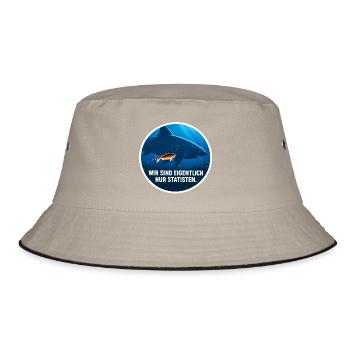 Hat Deutschland überhaupt noch was zu sagen? - Bucket Hat - Khaki/Schwarz - Vorne