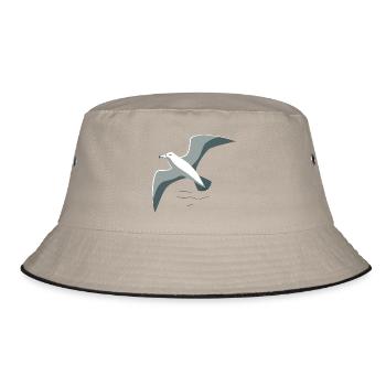 Majestic Albatross - Bucket Hat - khaki/black - Front