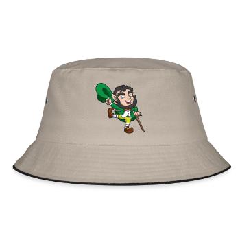 Leprechaun St Patricks - Bucket Hat - khaki/black - Front