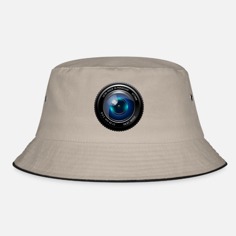 Camera lens Bucket Hat