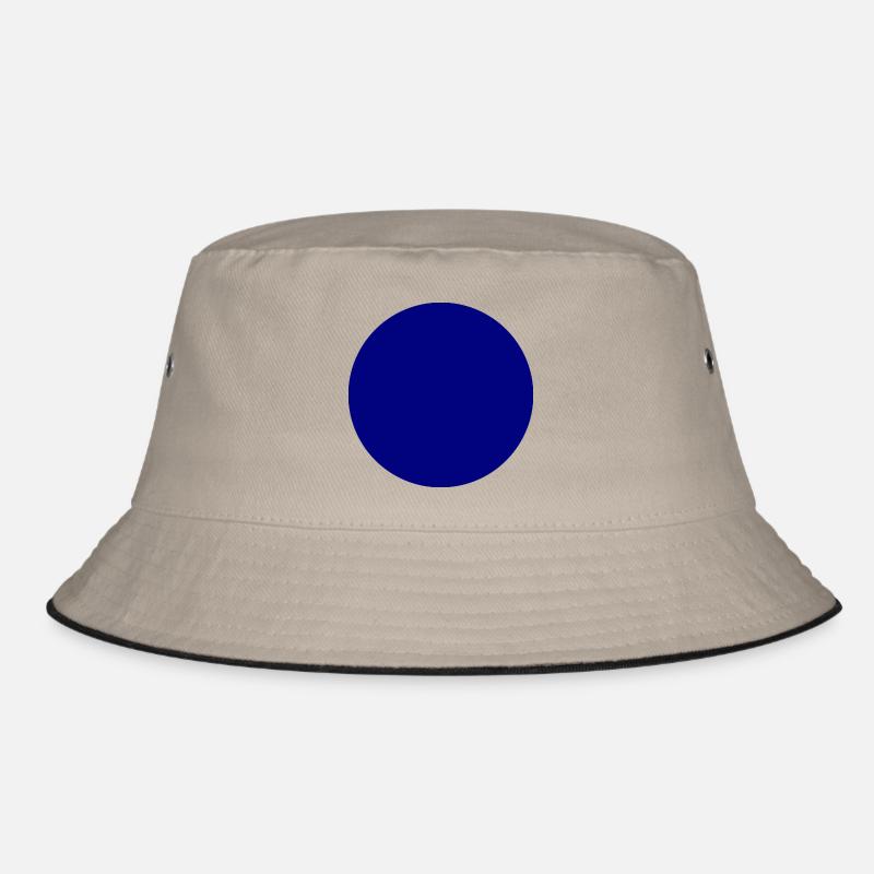 Blau Kreis - Bucket Hat - Khaki/Schwarz