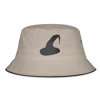 Wizard Wizard Sorcerer Magic Magic Witch Magic - Bucket Hat - khaki/black - Front