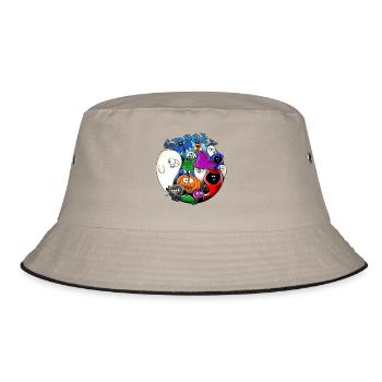 Spooky - Bucket Hat - khaki/black - Front