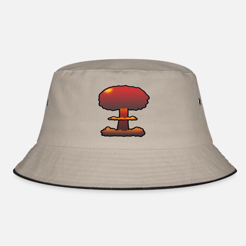 Boom Comic Explosion Mushroom Cloud Bucket Hat