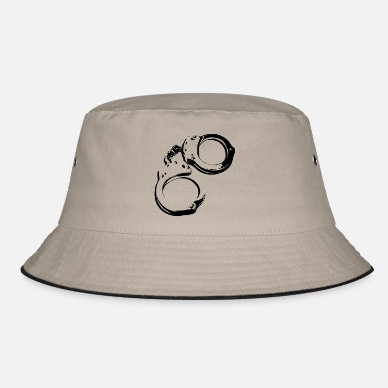 Handschellen Handfesseln Polizei Handfessel Bucket Hat